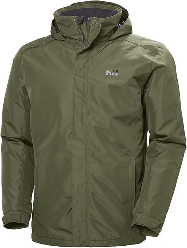 Helly Hansen Men's Waterproof Dubliner Insulated Jacket with Packable Hood for Cold Weather in Kuwait