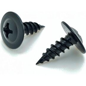 500 Qty #8 x 1/2" Black Phillips Modified Truss Head Wood Screws (BCP1107)