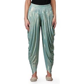 Legis Shimmer Relaxed Yoga Fitness Active and Dance Wear Dhoti Pants for Women