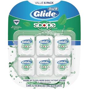 Oral-B Glide Comfort Plus Mint-Flavored Floss, 6 pk. AS