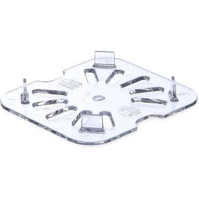 منتجات Carlisle FoodService 1021507 StorPlus رف تصريف من البولي كربونات بالحجم الكامل، شفاف