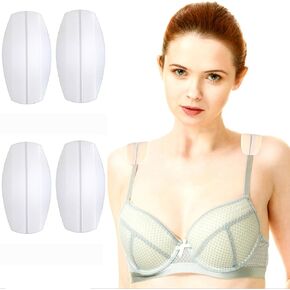 LUCSIS Silicone Bra Strap Cushions Non-slip Strap Holders Comfortable Shoulder Pads Protectors No Pain/No Dents/No Pressure