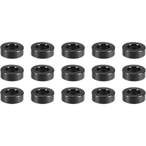 YOKIVE 15 Pcs Standoff Spacer, Aluminum Round Straight Spacer | Prevent Joint Deformation, Great for Robot, Drone (Red, 3.1x6x3mm)