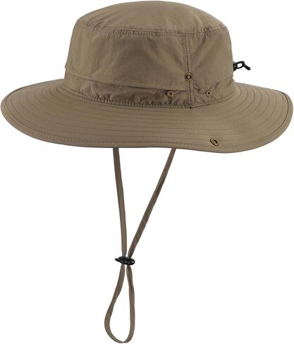 Connectyle Sun Hat for Men Women Outdoor UV Protection Safari Hat for Fishing Hiking Gardening Breathable Cowboy Hat UPF50 in Kuwait