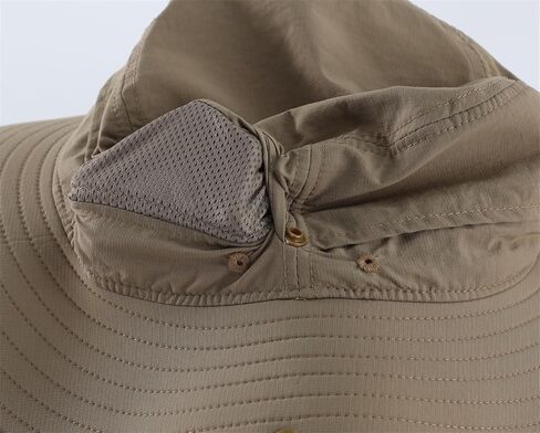 Connectyle Sun Hat for Men Women Outdoor UV Protection Safari Hat for Fishing Hiking Gardening Breathable Cowboy Hat UPF50 in Kuwait