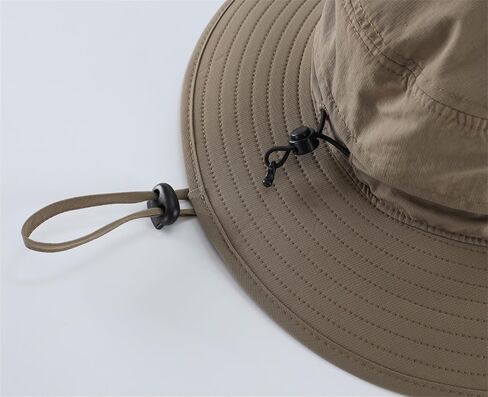 Connectyle Sun Hat for Men Women Outdoor UV Protection Safari Hat for Fishing Hiking Gardening Breathable Cowboy Hat UPF50 in Kuwait
