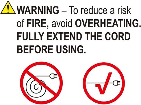 Amazon Basics شريط طاقة لسلك تمديد مستطيل داخلي بطول 3 أقدام و3 شقوق، قابس مسطح، مؤرض 13 أمبير، 1625 واط، 125 فولت تيار متردد، عبوتان، أبيض in Kuwait