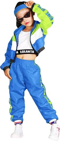 Girls Dance Clothing Set, Hip Hop Modern Jazz Team Performance Costume, Girls Dance Wear Sets in Kuwait