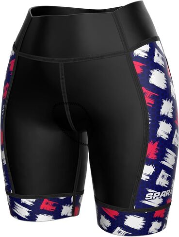 شورت Triathlon للسيدات من Sparx Performance شورت ثلاثي للدراجة مقاس 7 بوصات in Kuwait
