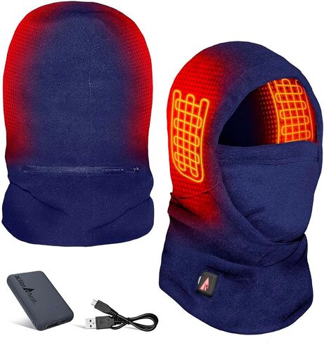 ActionHeat 5V Battery Heated Fleece Balaclava Face Mask, Winter Neck Gaiter in Kuwait