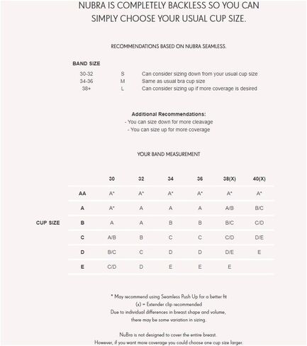 NuBra The Feather-Lite Super Padded Light Adhesive Bra (S900) in Kuwait