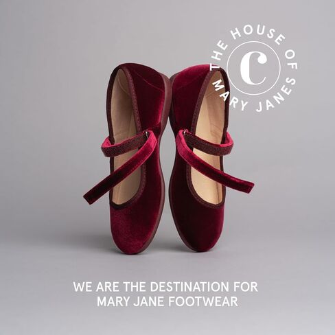 Childrenchic Mary Jane Flats with Hook and Loop Straps – Girls' Shoes for School, Weddings and Casual Wear in Kuwait