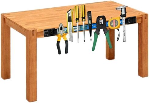 حامل ادوات مغناطيسي 12 انش 4 عبوات من شريط ادوات مغناطيسي شديد التحمل يثبت على الحائط بلون اسود in Kuwait