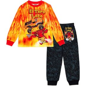 Monster Jam Grave Digger Pajama Shirt & Pants