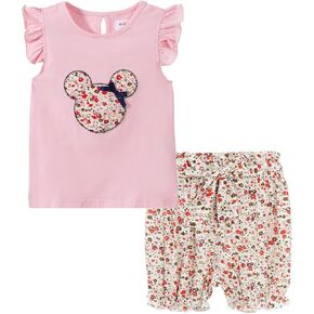 Mud Kingdom Little Girls Outfits Easter Bunny Cartoon Floral Yellow Size 6