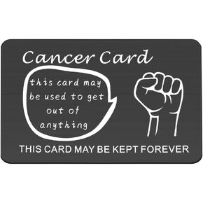 TGBJE Cancer Card For Wallet Cancer Survivor Gift Recovery Gift Cancer Fighter Encouragement Gift (cancer card)