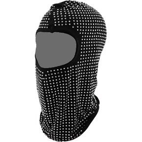 GCBalaclava Rhinestone Ski mask Fully Iced Out Trending Fashion Yeat Sheisty Balaclava Rapper Winter Face mask Hood One Size