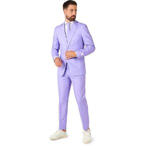OppoSuits Solid Color Party Suits - Colorful Outfits for Prom, Weddings, Bachelor Parties - Comes With Blazer, Pants & Tie