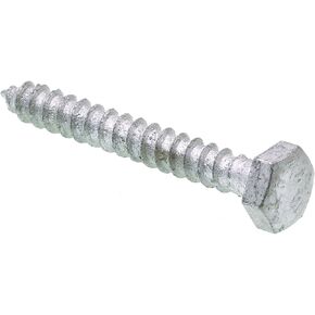 Prime-Line 9055061 Hex Lag Screws, 1/4 In. X 2 In., A307 Grade A Hot Dip Galvanized Steel (100 Pack)