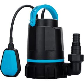 BOMGIE 1/2HP 3170GPH Sump Pump with Automatic Float Switch, Submersible Water Pump Portable Clean/Dirty Water Utility Pumps for Pool Draining, Basement Flooding, Garden Pond Low Water Level 20ft Cord