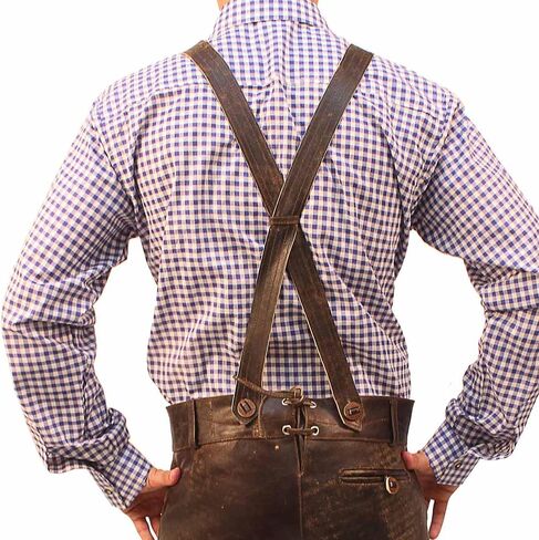 متجر ليدرهوسين | مهرجان أكتوبرفيست تراختن شورت ليديرهوسين للرجال | الزي الألماني التقليدي الأصيل | وايلد براون in Kuwait