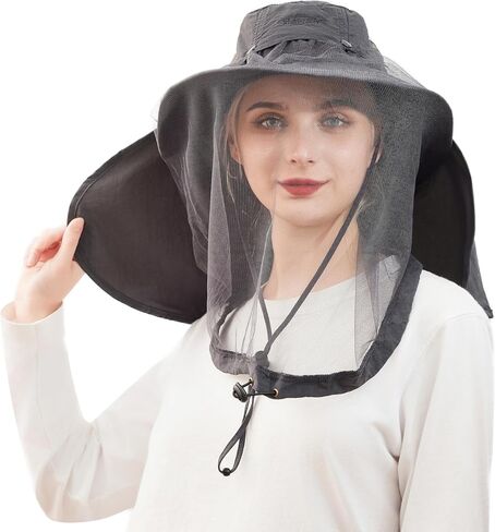 Palmyth Head Net Hat, Sun Hat Safari Hat in Kuwait