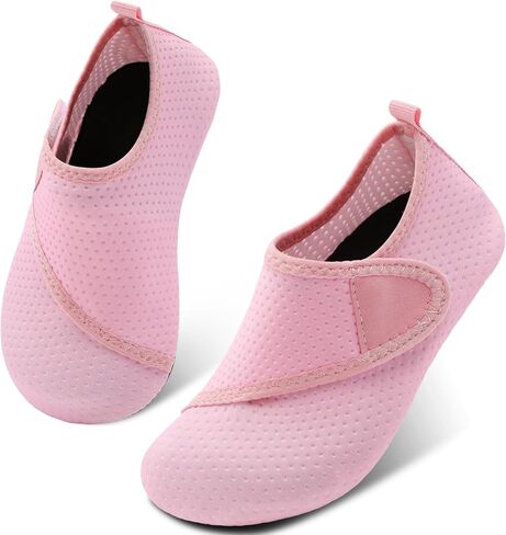 Scurtain Kids Toddler Water Shoes Barefoot Quick-Dry Aqua Socks for Boys Girls Baby with Non-Slip Rubber Sole in Kuwait