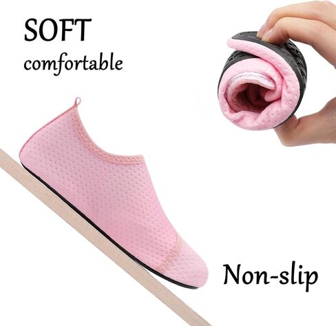 Scurtain Kids Toddler Water Shoes Barefoot Quick-Dry Aqua Socks for Boys Girls Baby with Non-Slip Rubber Sole in Kuwait