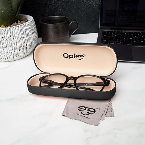 Oplee™ Hard Shell Eyeglass Case with Grey Microfiber Cloth in Saudi Arabia