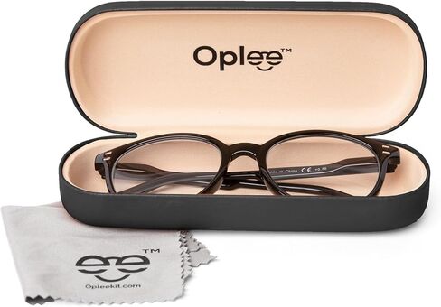 Oplee™ Hard Shell Eyeglass Case with Grey Microfiber Cloth in Saudi Arabia