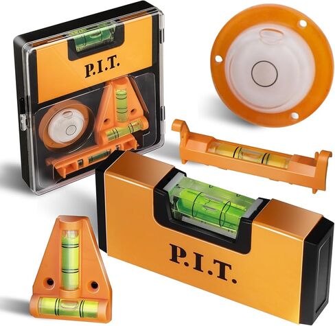 حفرة. مجموعة مستويات الفقاعات مع مستوى الفقاعات الدائرية/مستوى RV T/مستوى خط التعليق/مستوى الجيب العملي لتسوية ثلاجة RV، والمنزل المتنقل، والتخييم، ومقطورة السفر، والكاميرات، وورشة العمل in Kuwait
