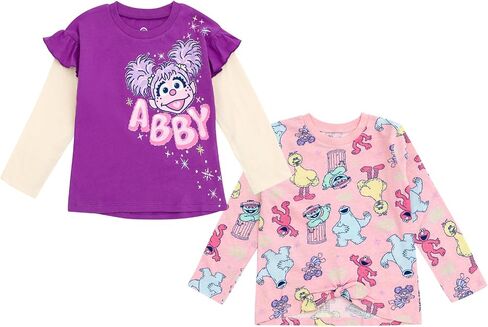 Sesame Street Elmo Girls 2 Pack T-Shirts Infant to Little Kid in Saudi Arabia
