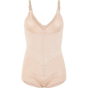 حمالة صدر نسائية من Marks and Spencer Firm Control Shaping Sheer Striped Wear Your Own Bra Body، أسود، 10