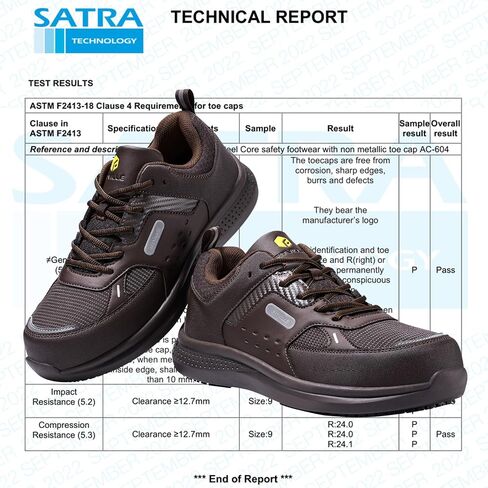 FitVille Extra Wide Work Shoes for Men Composite Steel Toe Slip Resistant Work Shoes Waterproof Lightweight-SteelCore in Kuwait