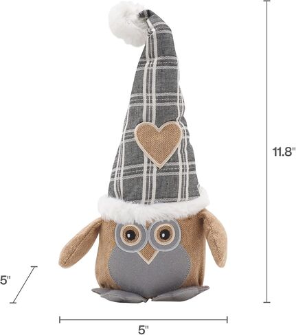 Elements 5x5x8.27 Inch Brown Sloth Weighted Fabric Door Stopper in Kuwait