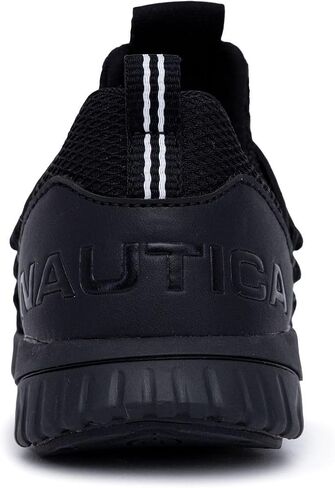 Nautica Kids Boys and Girls Athletic Slip-On Sneakers, Lightweight Bungee Running Shoes for Toddler, Little Kid, and Big Kid in Kuwait