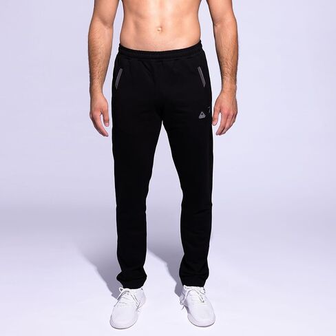 SCR 30/33/36 Inseam Mens Sweatpants with Pockets Tapered Joggers Men Slim Fit Open Bottom Pants Tall, Extra Long in Kuwait