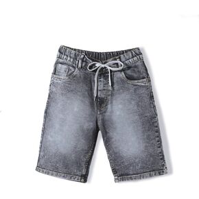 chopper club Boys Denim Shorts with Inner Elastic in Stretchable Denim Fabric Regular Fit