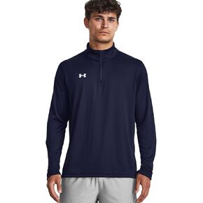 Under Armour Men's Team Tech 1/4 Zip Loose Royal Blue Long Sleeve Shirt