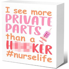 Nurse Appreciation Gifts for Women,I Was Born to be a Nurse Wood Block Sign Desk Décor for Home Bedroom Office,Thank You Gifts for Nurse, Nurse Graduation Gifts for Women