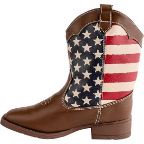 Baby Deer Kids Pointed Toe Western Boot