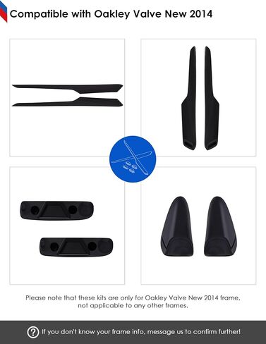 BLAZERBUCK Replacement Earsocks & Nose Piece for Oakley Valve New 2014 OO9236 Sunglasses in Kuwait