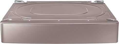 SAMSUNG 27" Wide Laundry Riser Pedestal Stand for 27" Wide Front Load Washer or Dryer, Lifts Machine 6"in Height, WE272NV/A3, Stainless Steel, Brushed Black in Saudi Arabia