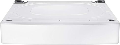SAMSUNG 27" Wide Laundry Riser Pedestal Stand for 27" Wide Front Load Washer or Dryer, Lifts Machine 6"in Height, WE272NV/A3, Stainless Steel, Brushed Black in Saudi Arabia