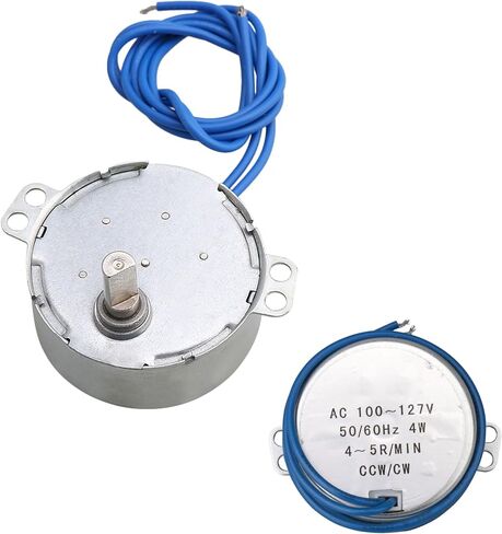 محرك متزامن بعمود مسطح واحد CNBTR AC110V 4-5 دورة في الدقيقة ملحق ذاتي الصنع (طول العمود: 15.5 ملم قطر العمود: 7 ملم) in Kuwait