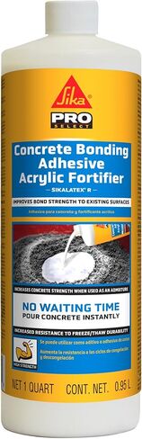 SIKA - SikaLatex R - غراء لاصق للخرسانة، أبيض - مزيج لملاط الأسمنت البورتلاندي / الخرسانة - مقاوم للتجميد والذوبان - 1 جالون in Kuwait