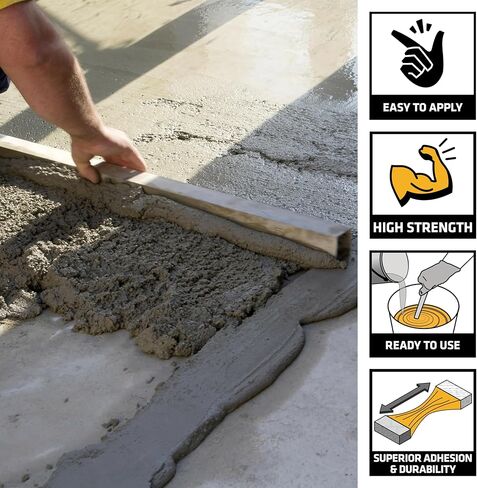 SIKA - SikaLatex R - غراء لاصق للخرسانة، أبيض - مزيج لملاط الأسمنت البورتلاندي / الخرسانة - مقاوم للتجميد والذوبان - 1 جالون in Kuwait