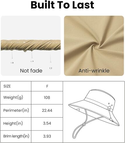 BENEUNDER UPF 50+ Sun Visor Hat - Wide Brim UV Protection for Tennis Golf Beach in Kuwait