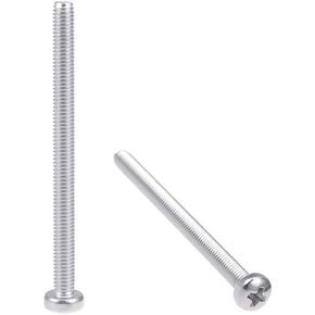 uxcell M3x30mm Machine Screws Pan Phillips Cross Head Screw 304 Stainless Steel Fasteners Bolts 30Pcs