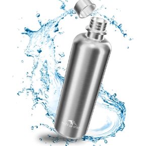 MATE OF STEEL® Premium 25oz Bottle for Sodastream Aqua Fizz, Fizzi & Art - Dishwasher Safe & Leak-Proof metal Stainless Steel Water Bottle - Replacement Bottles for Soda Stream